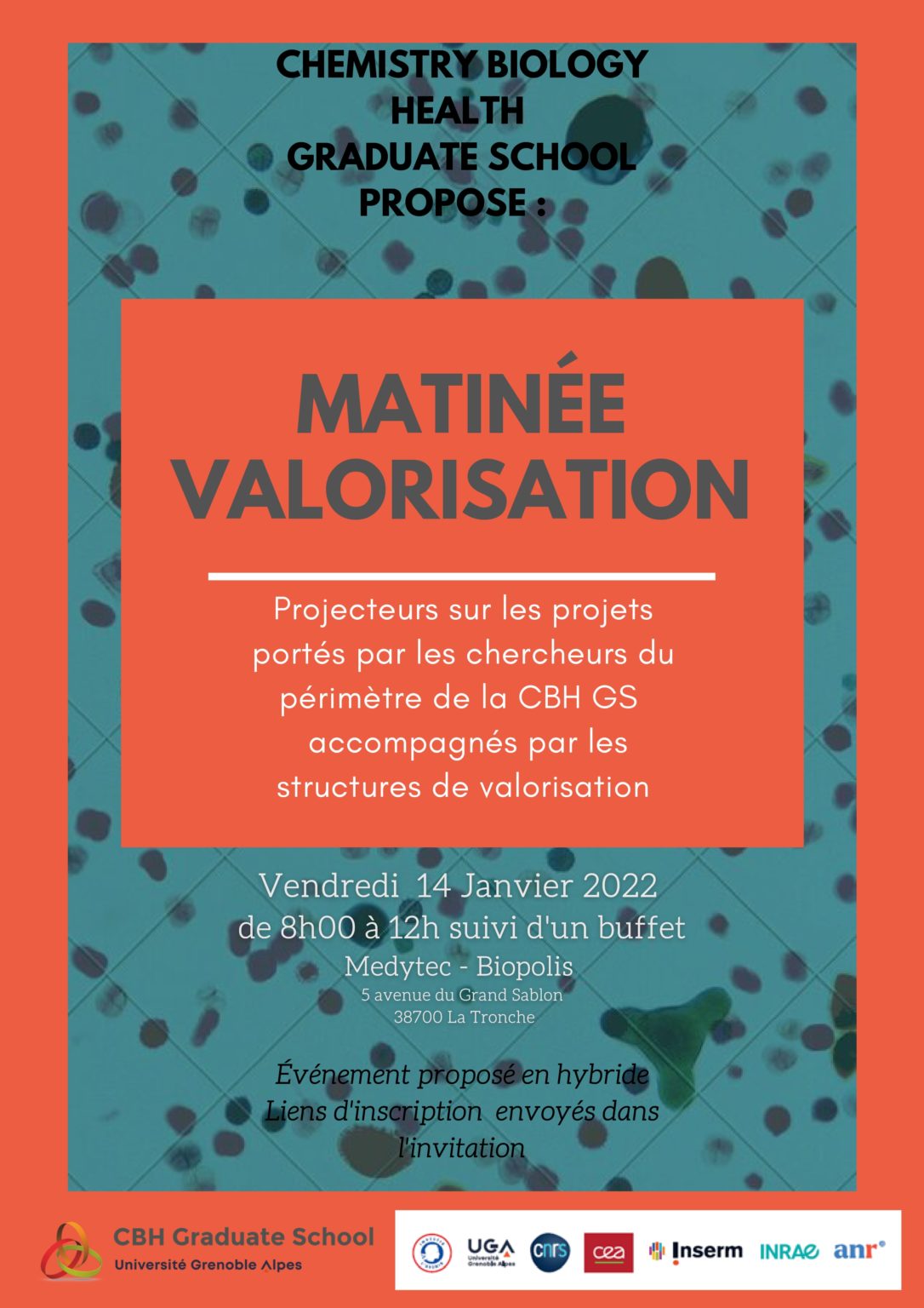 Matinée Valorisation Ecole Universitaire de Recherche « Chimie Biologie Santé