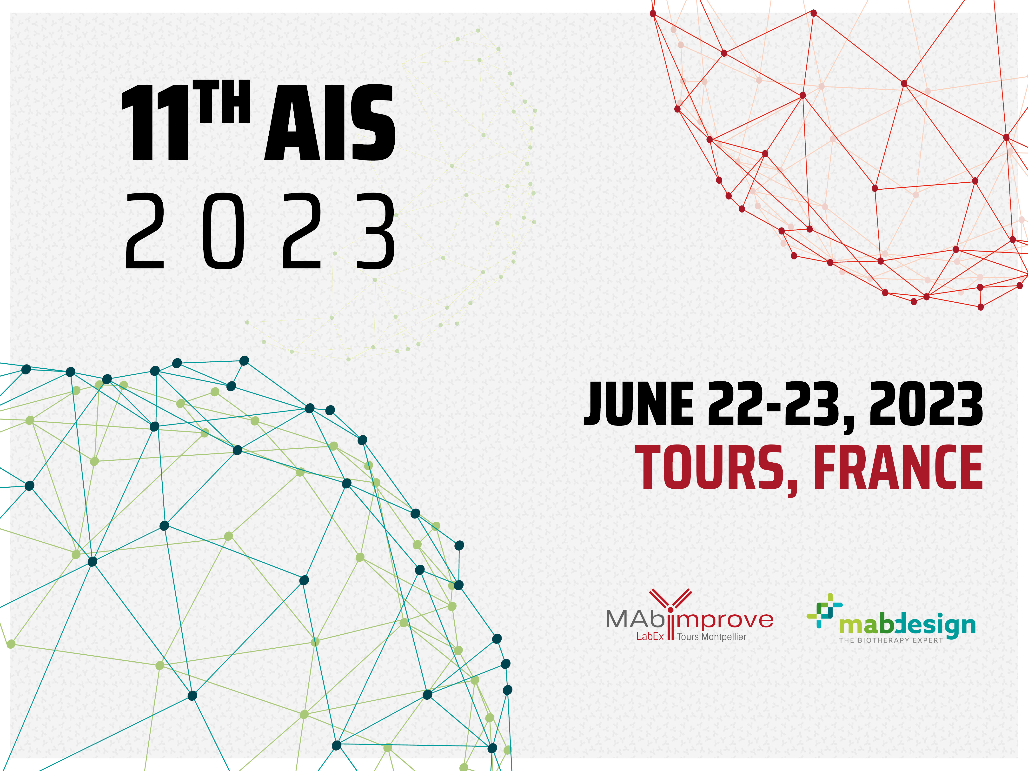 Inserm Transfert est partenaire du 11ème Antibody Industrial Symposium AIS2023 les 22 et 23 juin 2023 à Tours !